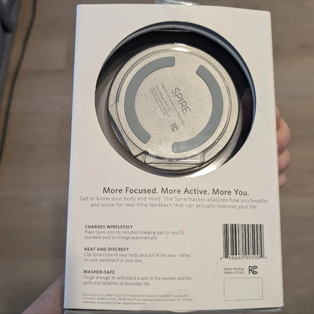 Aspire Wireless Activity Tracker in Silver